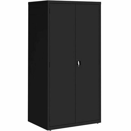 HIRSH INDUSTRIES 24'' x 36'' x 72'' Black Storage Cabinet with 4 Shelves - Assembled 22008 42002008